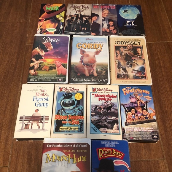 Disney Other - Lot 13 Family Children Movie Vhs tapes Et profesor 20000 gump gordy flintstones